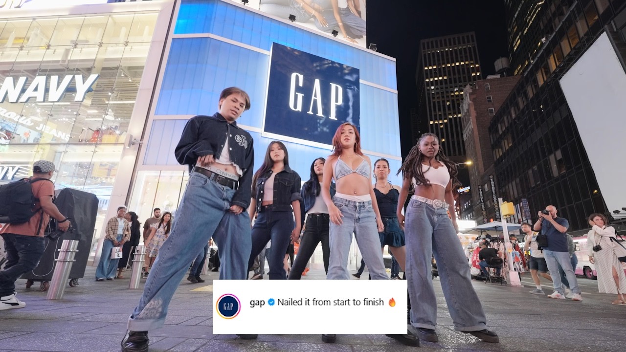 [DANCE COVER IN PUBLIC NYC] - KATSEYE (캣츠아이) GAP 