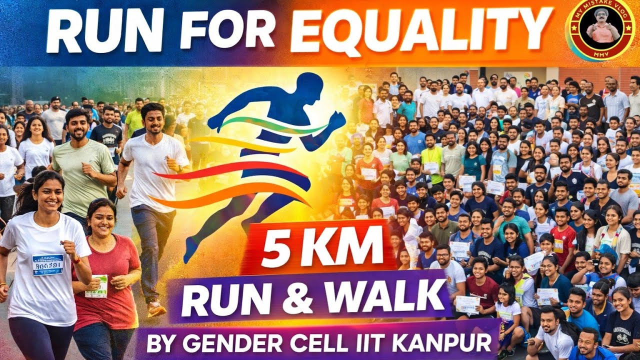 Run, Walk & Support Equality | IITK 5KM Event | Run and Walk 5KM Gender Cell IIT Kanpur 2026