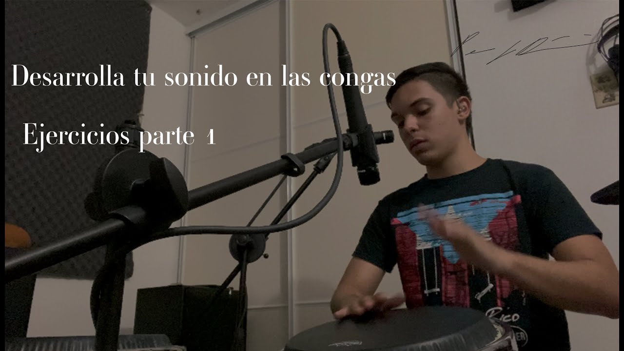 TUTORIAL: Como sacar sonido a las congas (golpe abierto y seco abierto)