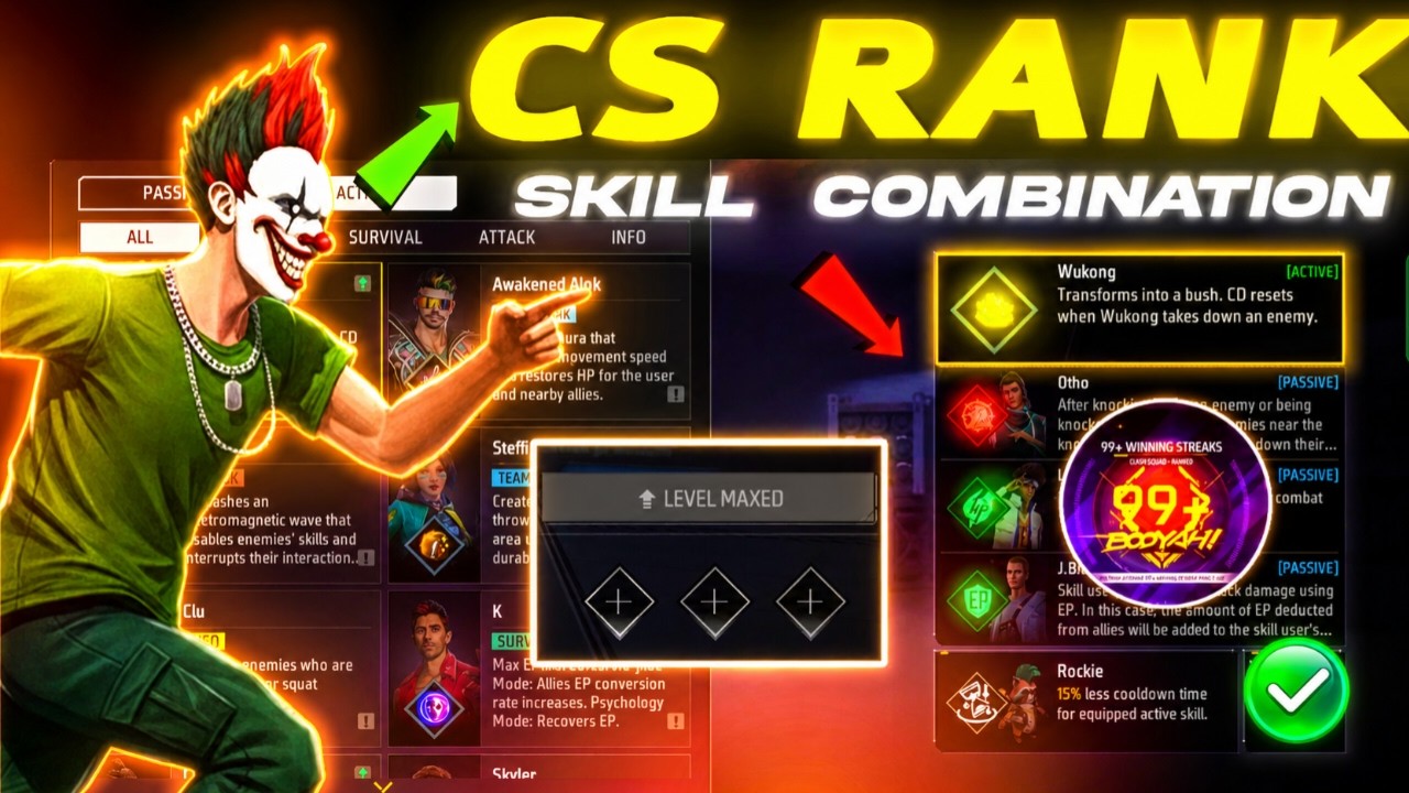 2 June 2026 🔥 HIGH DAMAGE SKILL COMBINATION | Best Character Skill for CS rank