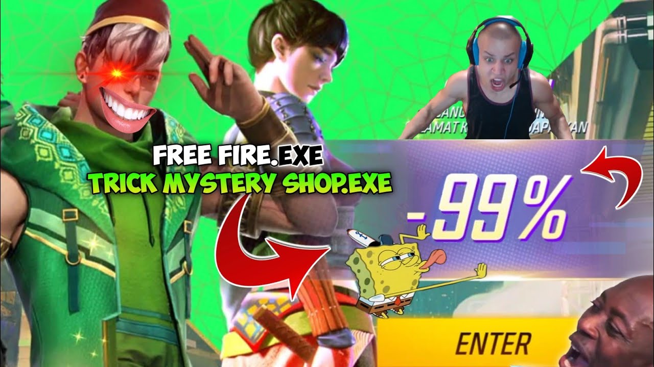 FREE FIRE.EXE - TRICK BUG 99% MYSTERY SHOP.EXE (ff lucu exe)