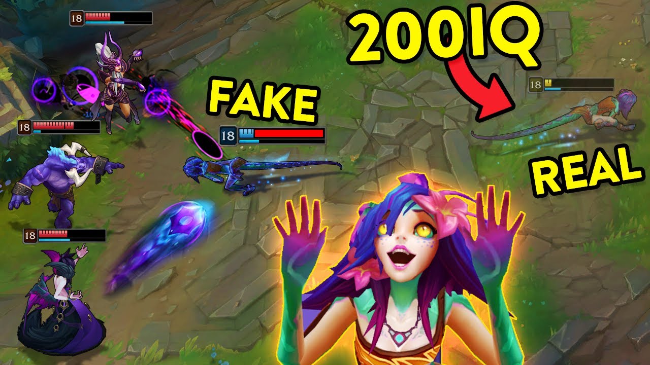 When Creative LOL Players Make 200 IQ Plays...