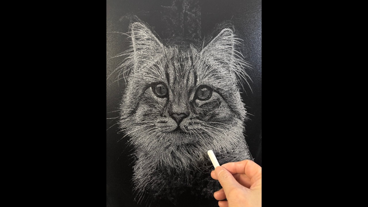 粉筆畫黑板 blackboard drawing