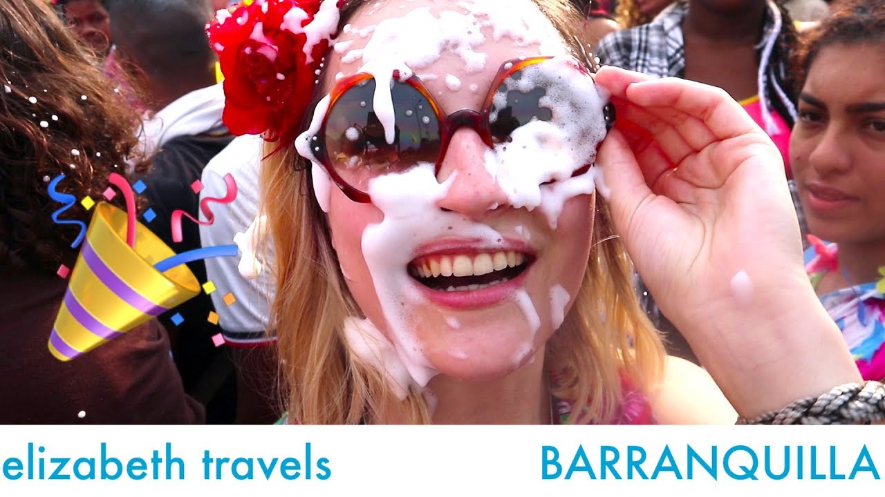 I got foamed at Barranquilla Carnaval, Colombia | South America
