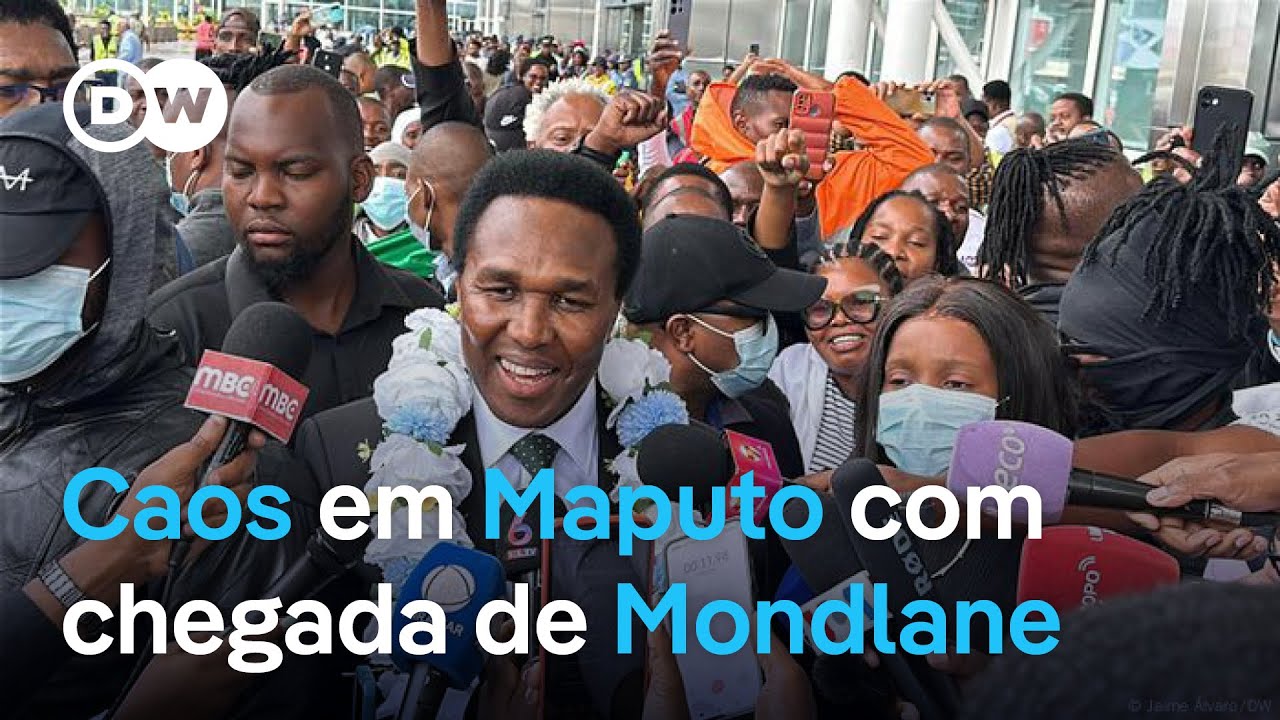 ‼️Caos em Maputo com chegada de Venâncio Mondlane‼️