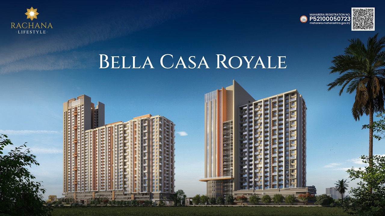 Aerial Tour of Rachana Bella Casa Royale | Baner–Sus Road, Pune