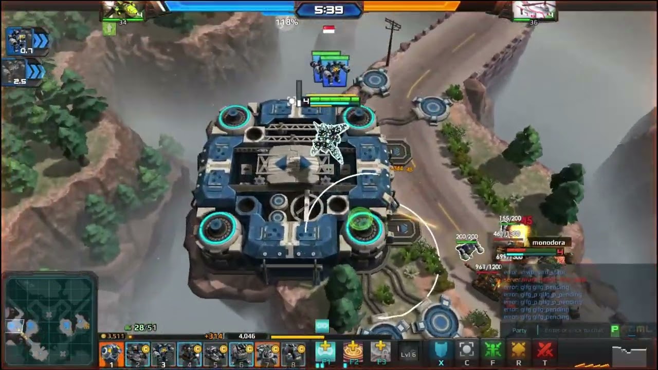 Airmech Strike - Photometry (Neo) vs Monodora (Paladin) - Map Twin Peaks - Slice of Game