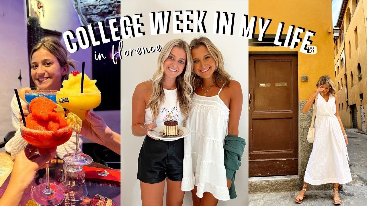 STUDY ABROAD COLLEGE WEEK IN MY LIFE FLORENCE || opening up about struggles + Lauren's birthday in