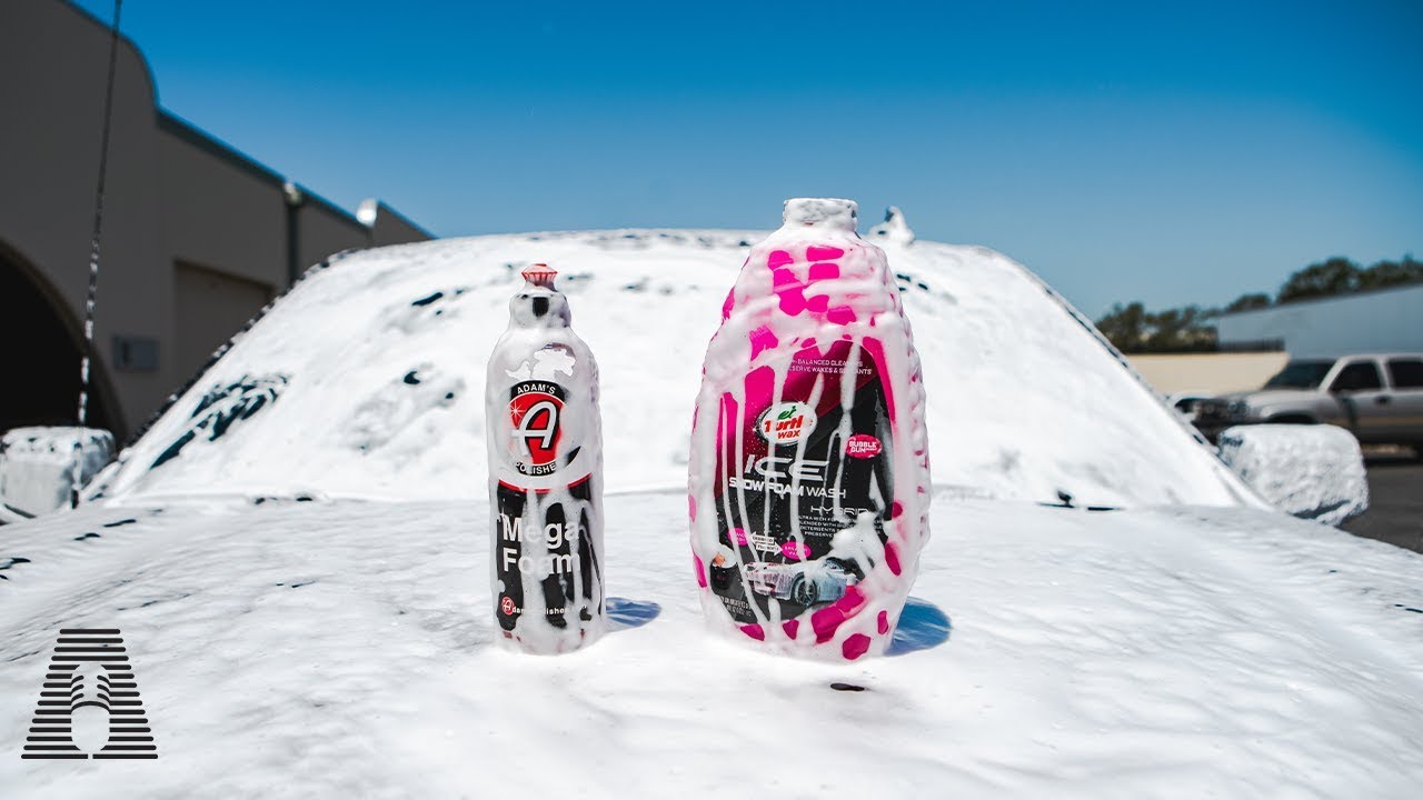 CHEAP VS EXPENSIVE: TURTLE WAX ICE SNOW FOAM VS ADAMS MEGA FOAM + FREE SOAP GIVEAWAY