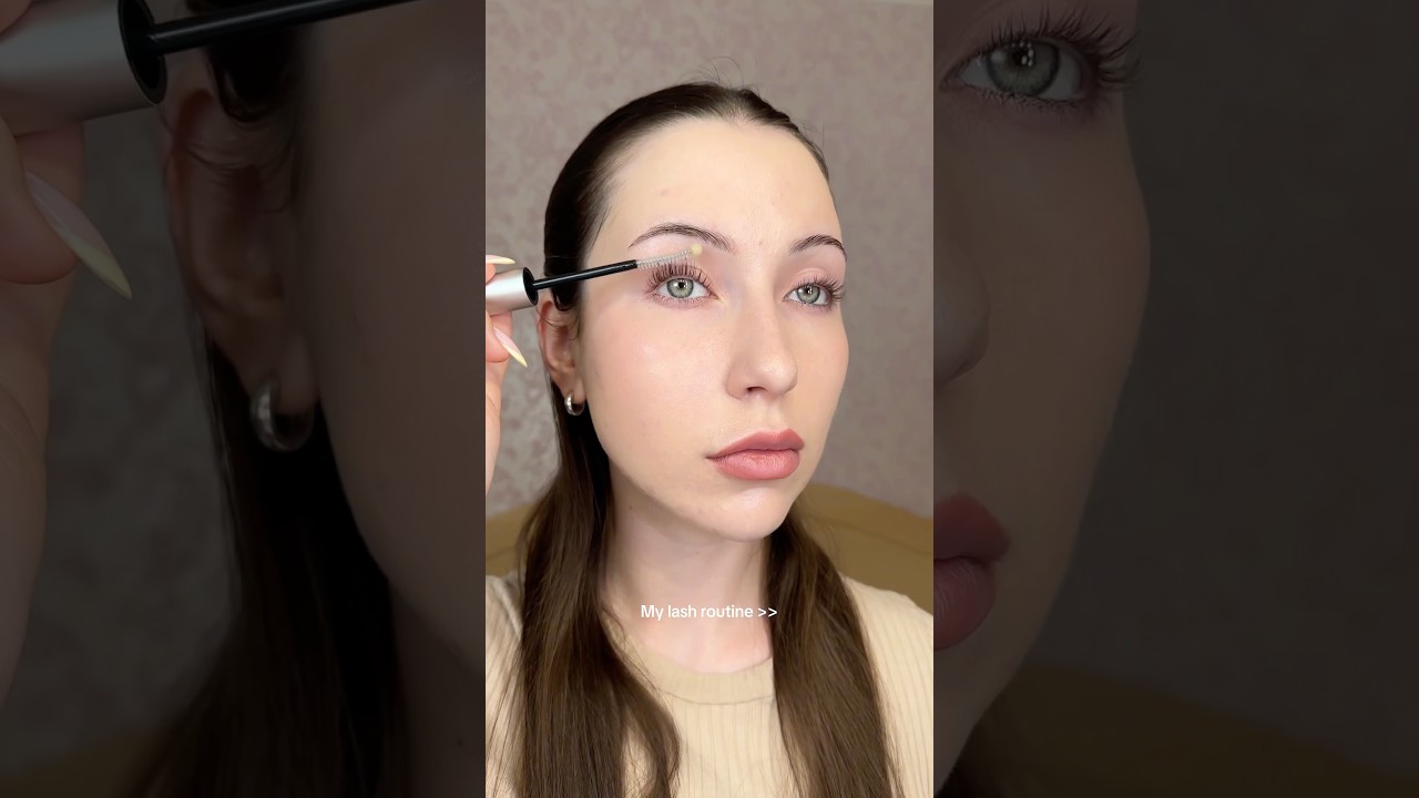 My lash routine 🫶  #lashroutine #eyelashes #lashtutorial #epais #eyelashserum