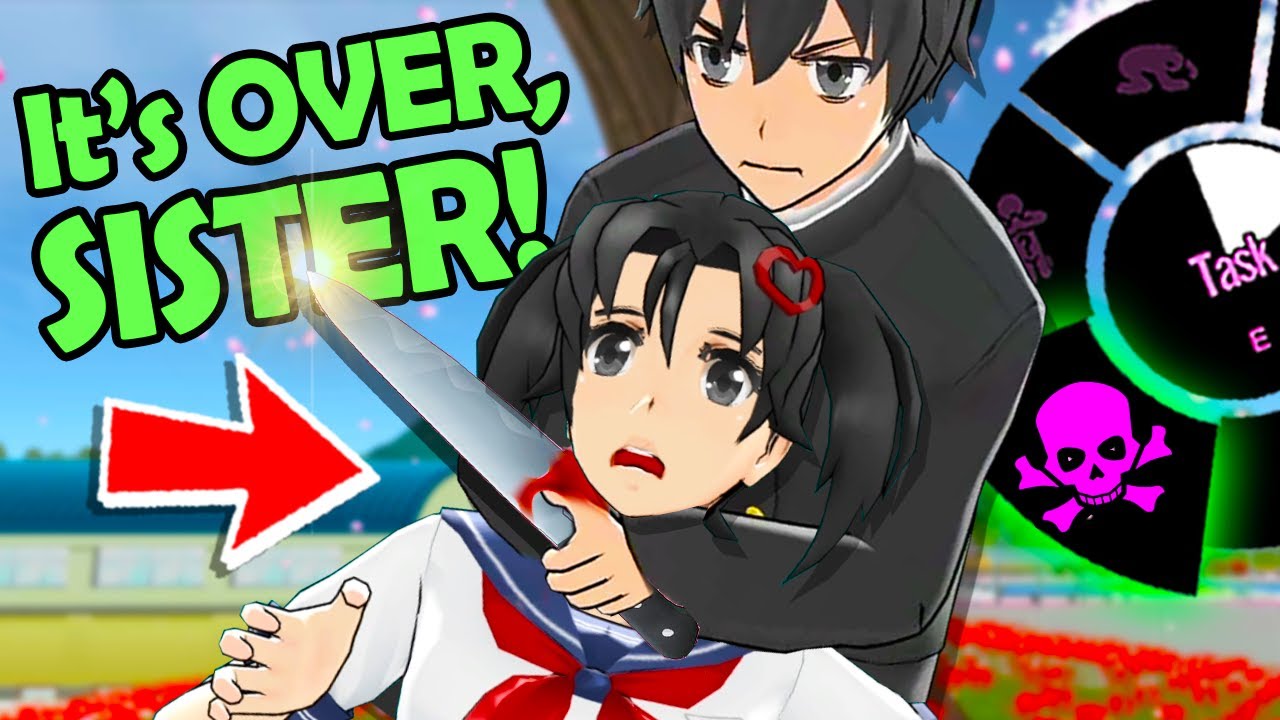 FINALLY SENPAI has a TASK & it's to END his SISTER! (Yandere Simulator best ending)