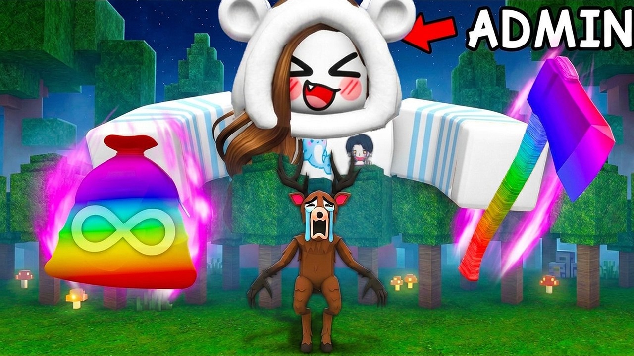 Divento il VERO ADMIN di 99 notti NELLA FORESTA Roblox!