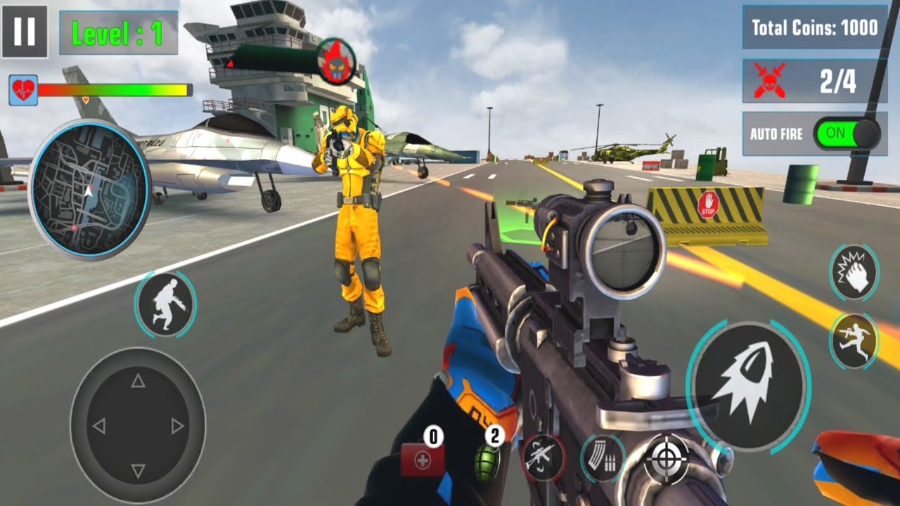 Robot FPS Shooting Strike - Fps Robot Shooting Game - Android GamePlay #1