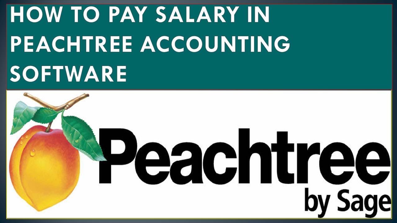 How to Pay Salary In Peachtree