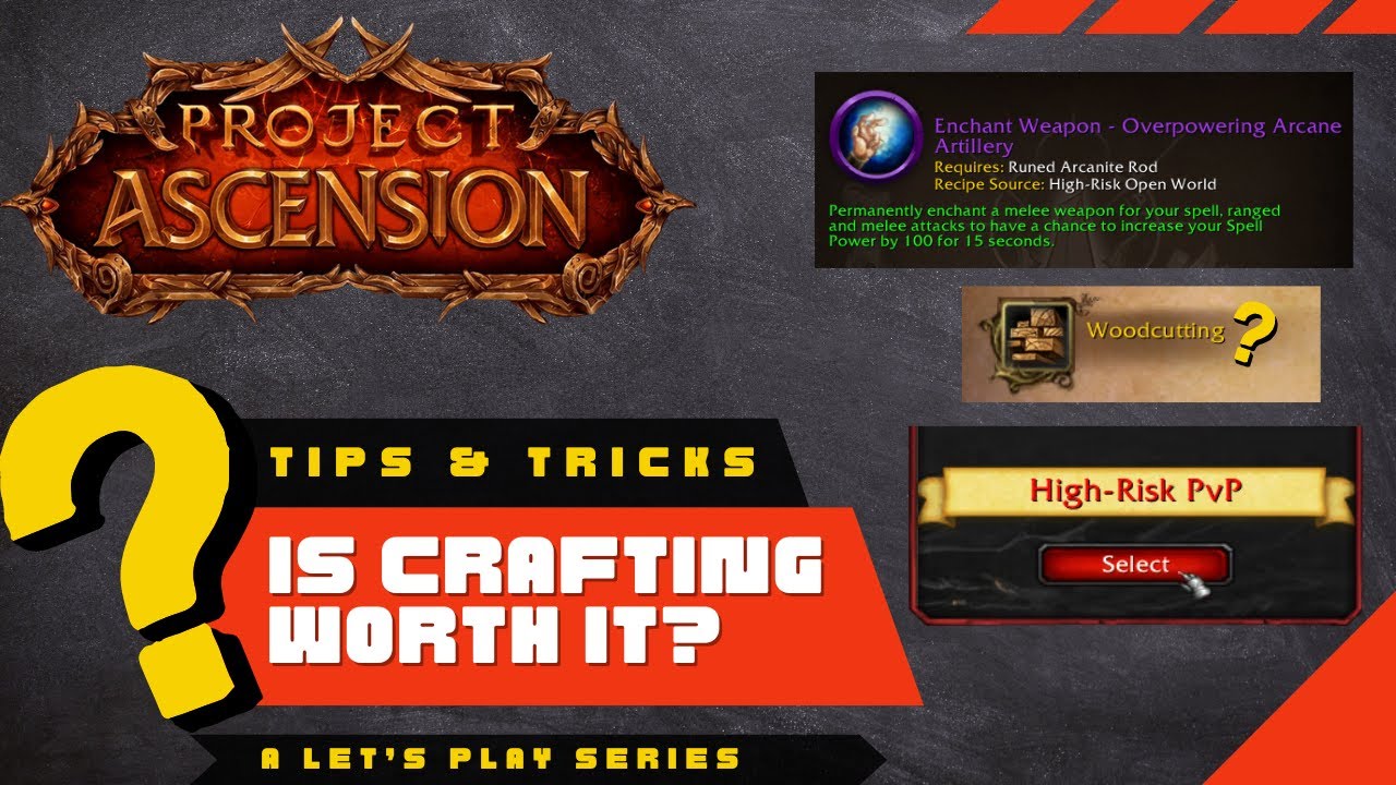 HIGH RISK CRAFTING GUIDE!! Project Ascension Locust Ranger Build Let's Play and Tutorial