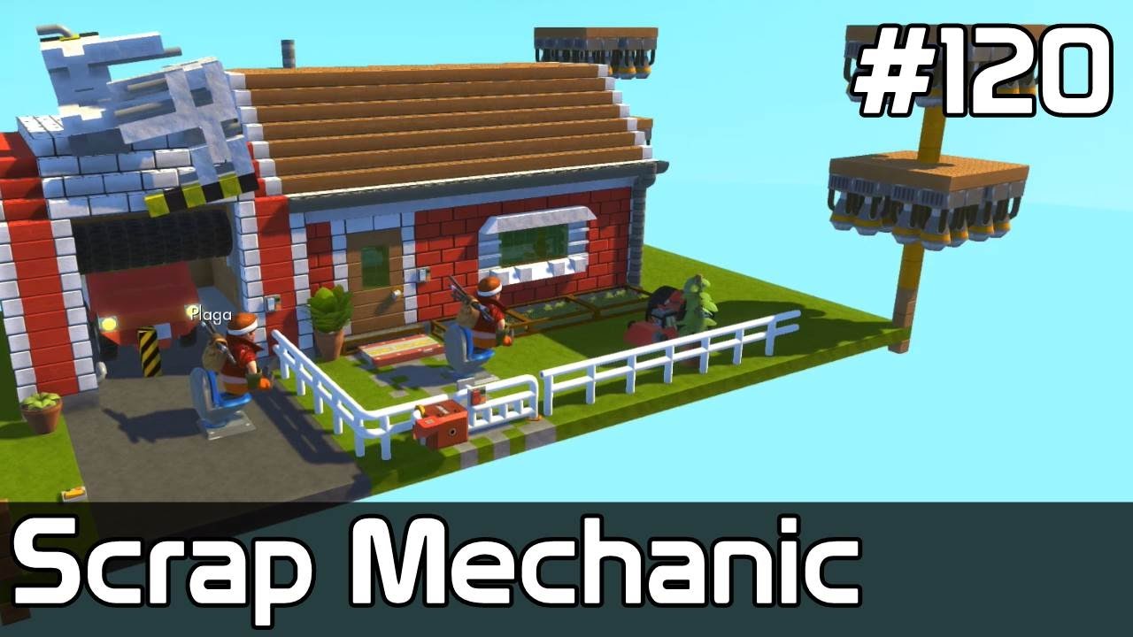 Scrap Mechanic Po Polsku [#120] Dom się ROZPADA /z Plaga