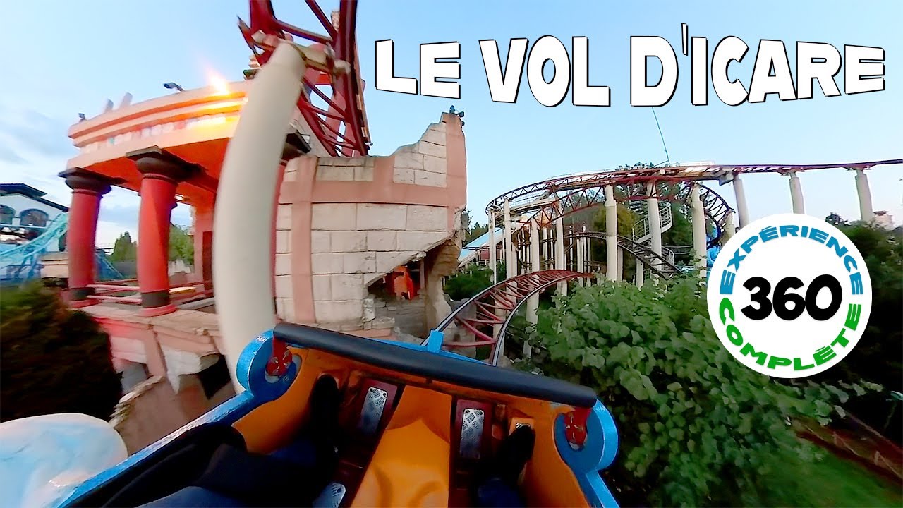 LE VOL D'ICARE AU PARC ASTÉRIX : Expérience complète ! (File d'attente et attraction 360°)