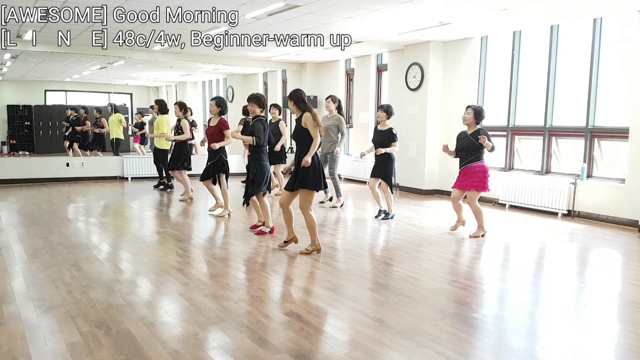 Good Morning
Linedance(Jo ThompsonSzymanski and Machelle Cook Holloway)