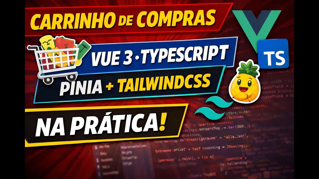 Carrinho de Compras com Vue 3, TypeScript, Pinia, FakeStoreAPI e TailwindCSS na PRÁTICA