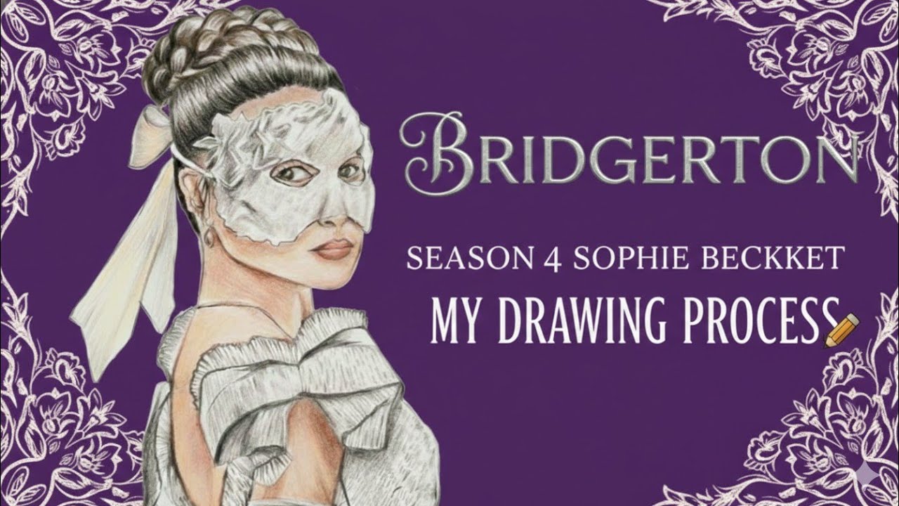 Drawing Sophie Beckett from Bridgerton Season 4 | Realistic Portrait Art | Timelapse