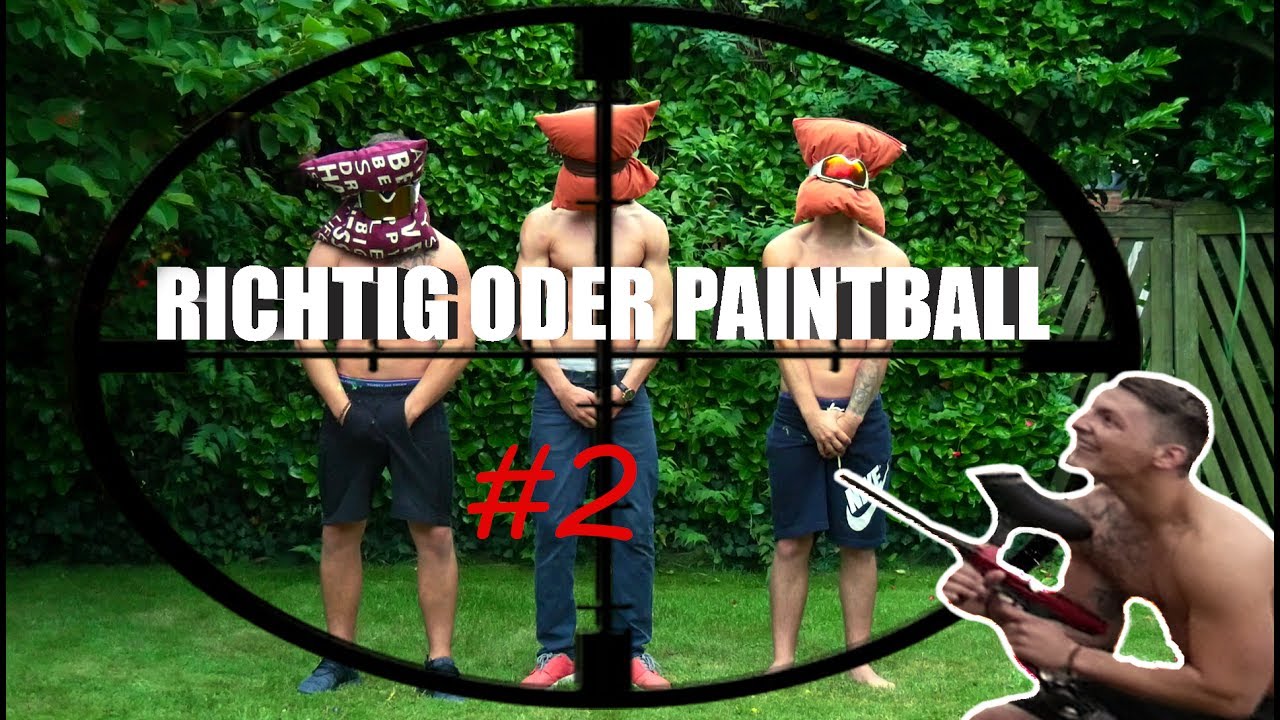 Richtig oder Paintball !!! | Teil 2 | Challenge | Max Moreno