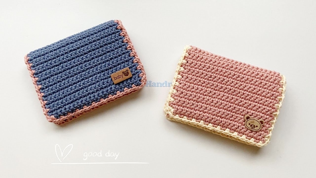 How to Crochet the Mini Card Holder｜Easy Crochet Tutorial｜Beginner Friendly