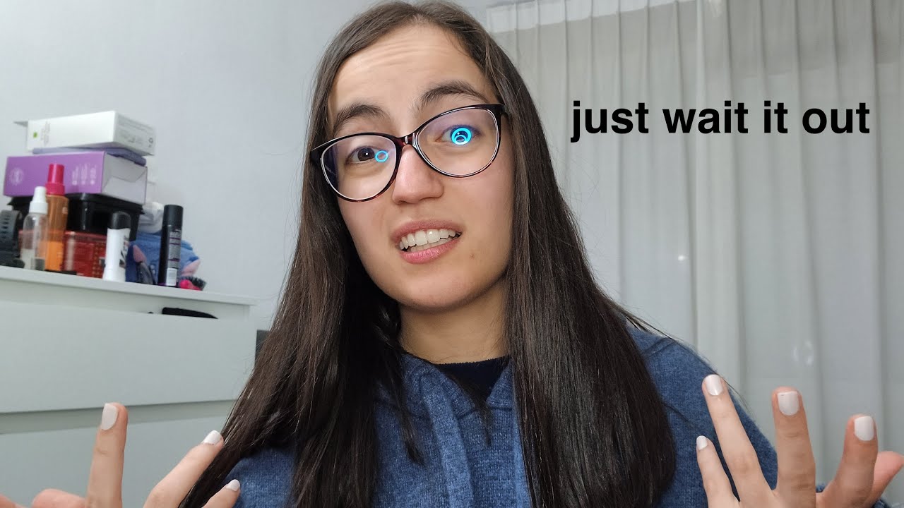 you may feel bad now, but it'll pass