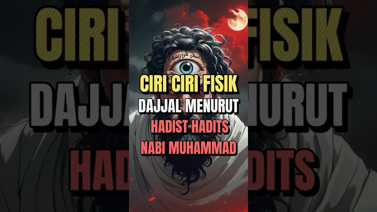 TERNYATA BEGINI😱 Ciri-Ciri Fisik Dajjal Menurut Hadits‼️ #shortsfeed #islamicshorts #dajjal
