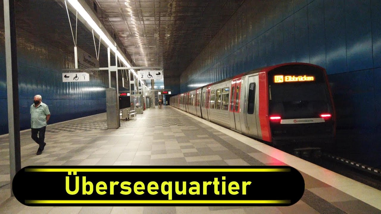 U-Bahn Station Überseequartier - Hamburg 🇩🇪 - Walkthrough 🚶