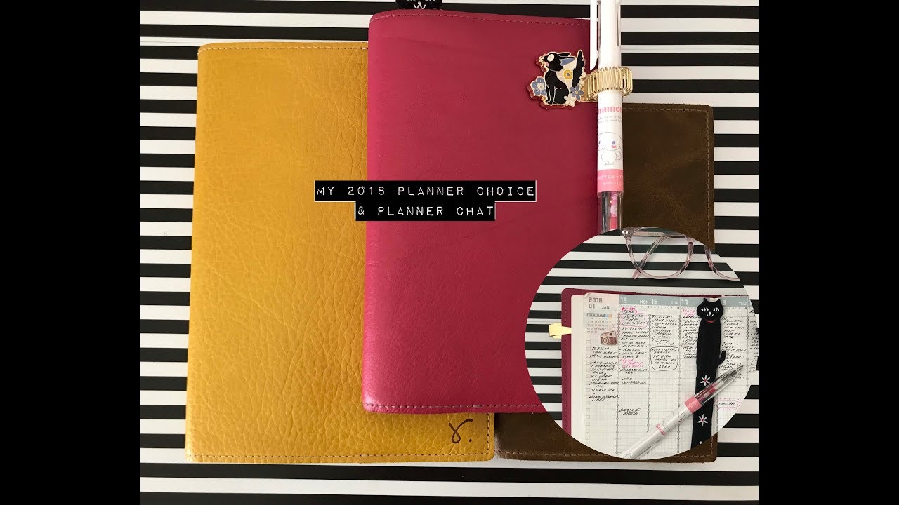 My 2018 Planner Choice b6slim Jibun Techo and Collage Process Video