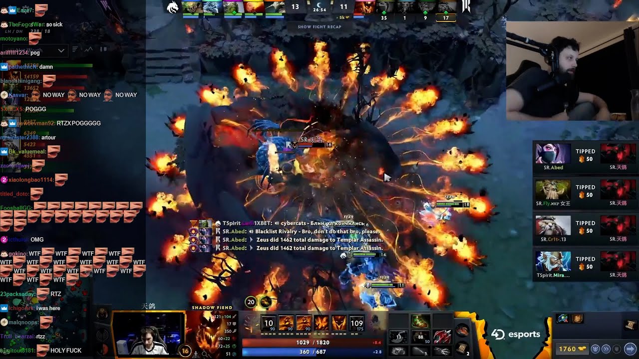 Arteezy SAVES the game for Shopify ft. Gorgc & Puppey reaction