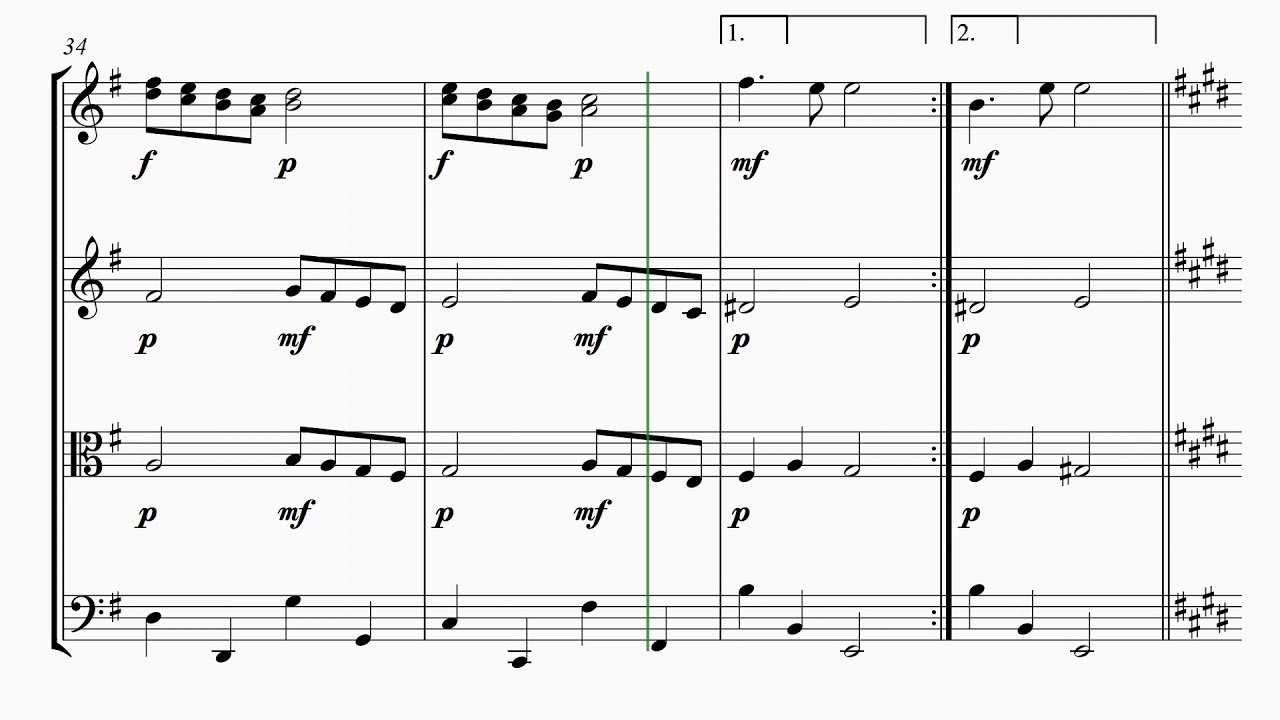 String Quartet 1 [NotePerformer]