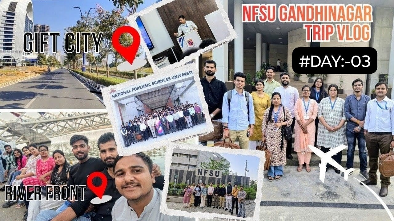 NFSU Gandhinagar Vlog | National Forensic Sciences University Campus Tour 2026