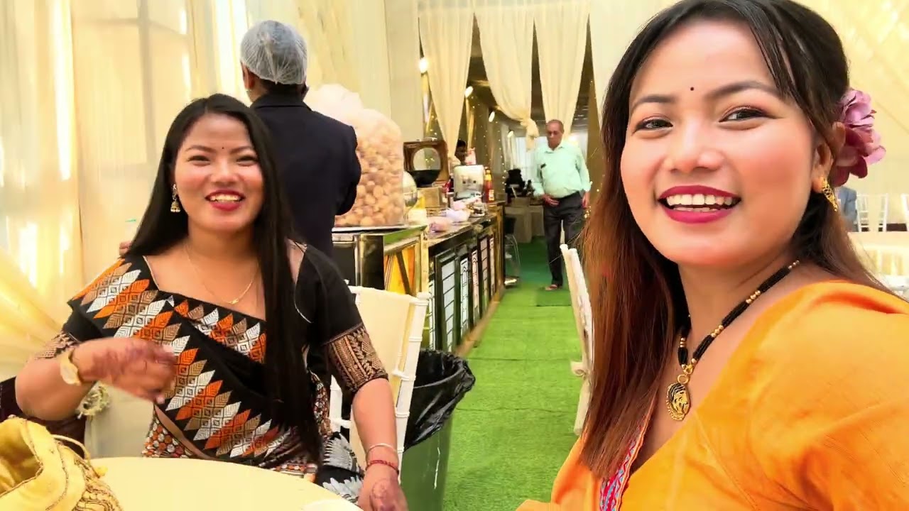 Sister wedding ceremony ❤️ #wedding #tejoshini #weddingvideo #misingkoneng 