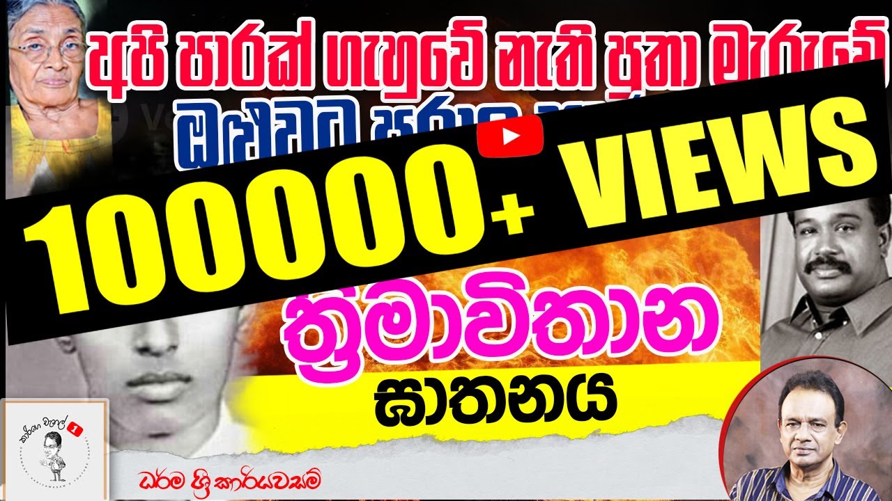 87. අපි පාරක් ගැහුවේ නැති පුතා මැරුවේ ඔළුවට පරාල ඇණ ගහලා - ත්‍රිමාවිතාන ඝාතනය