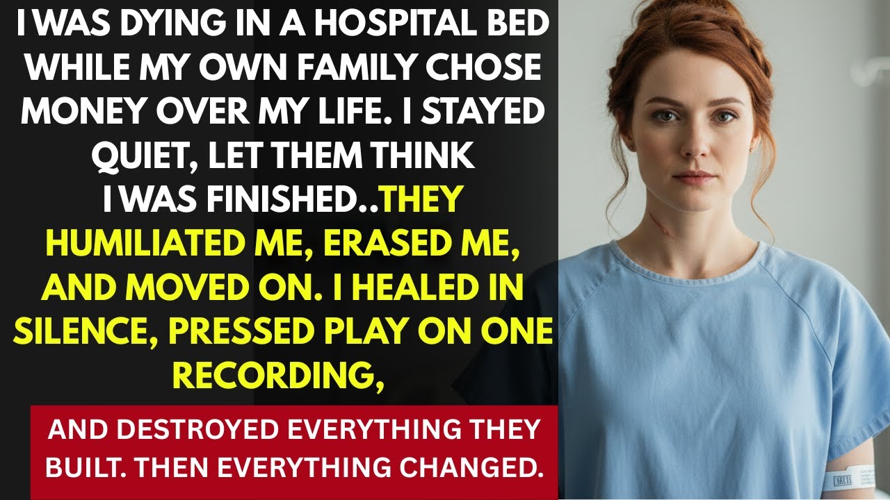 I Was Dying in a Hospital Bed… My Own Family Sold Me and Thought I Was Dead