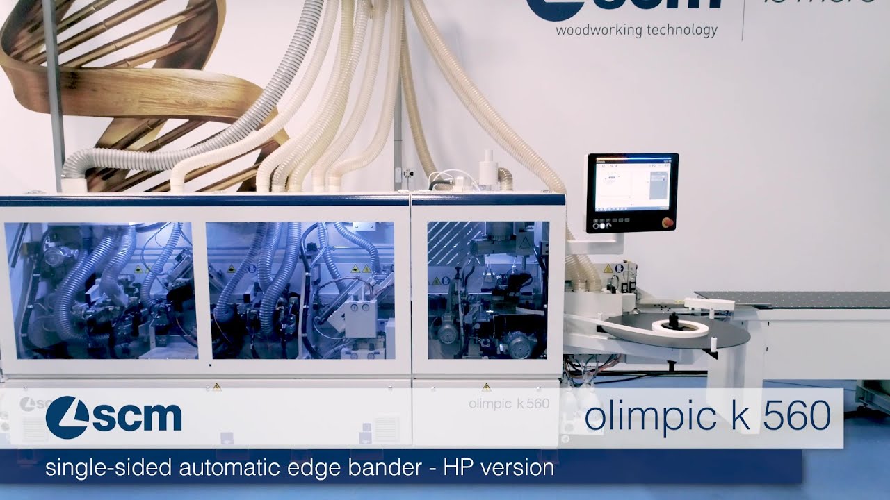 scm olimpic k 560 - single sided automatic edge bander - HP version
