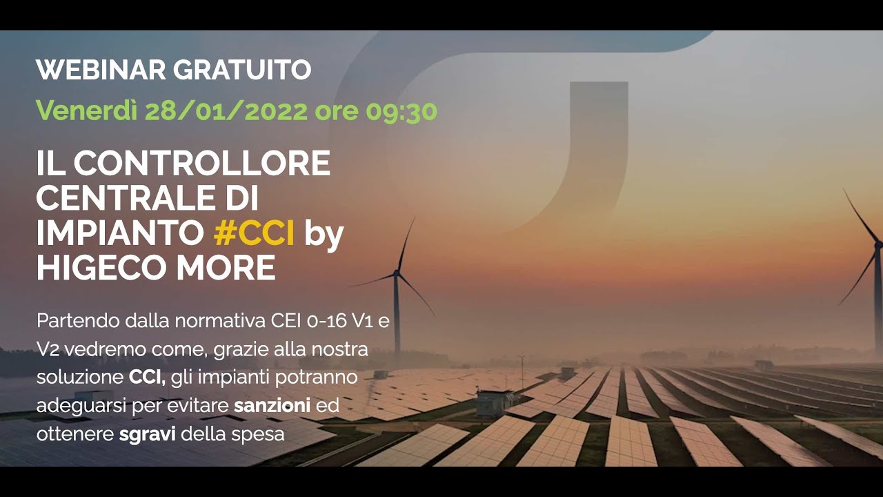 IL CONTROLLORE CENTRALE DI IMPIANTO #CCI by HIGECO MORE