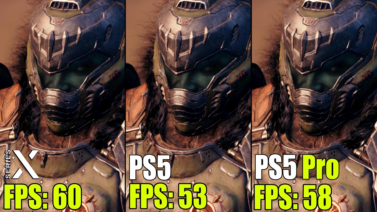 Doom: The Dark Ages on Xbox Series S vs. X vs. PS5 vs. PS5 Pro