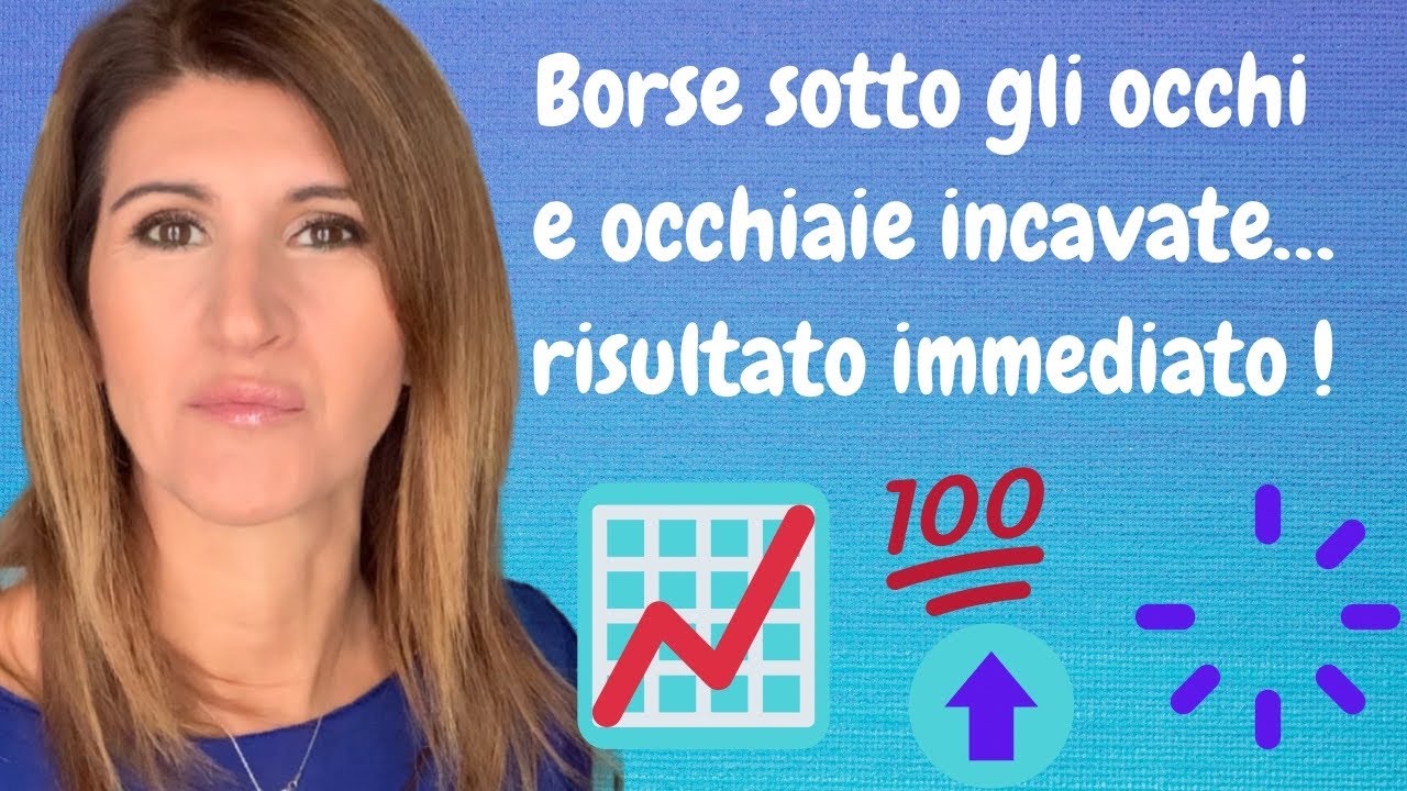 ✅BORSE SOTTO GLI OCCHI E OCCHIAIE INCAVATE risultato immediato