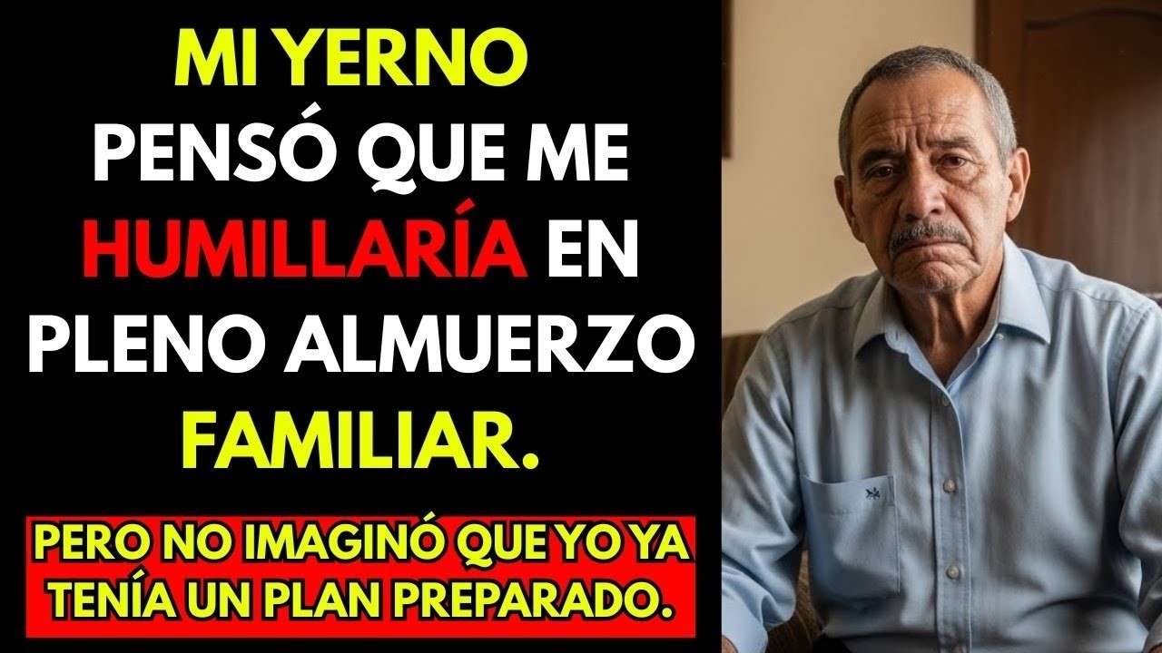 HISTORIA REAL  Mi yerno pensó que era la hora ideal para humillarme… se equivocó
