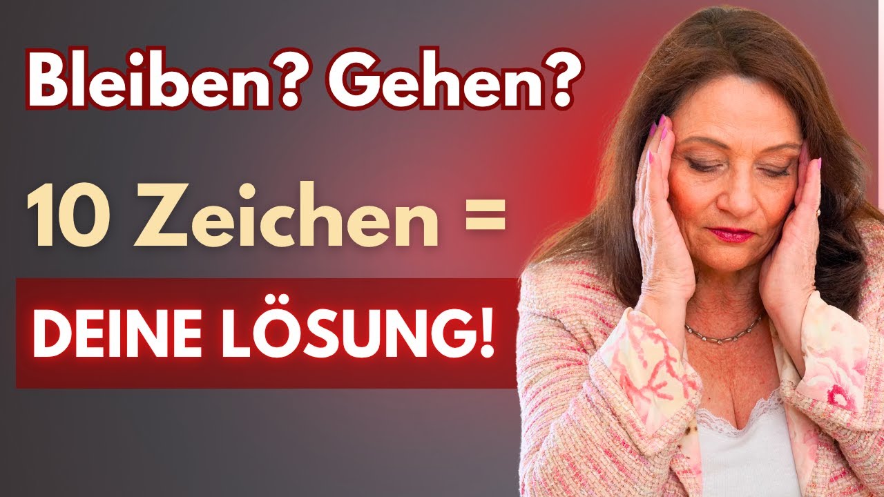 Beziehung retten oder beenden? Dieses Video bringt sofort Klarheit!