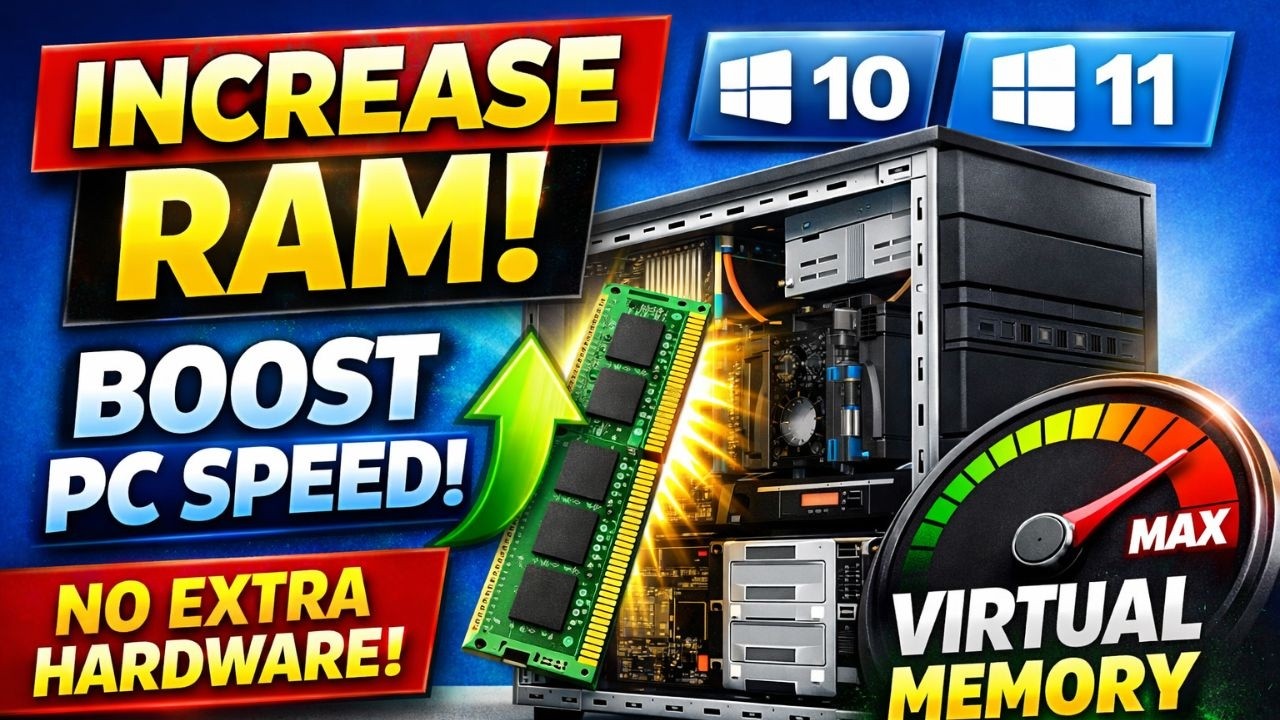 How to Increase RAM on Windows 10/11 Without Buying Hardware!