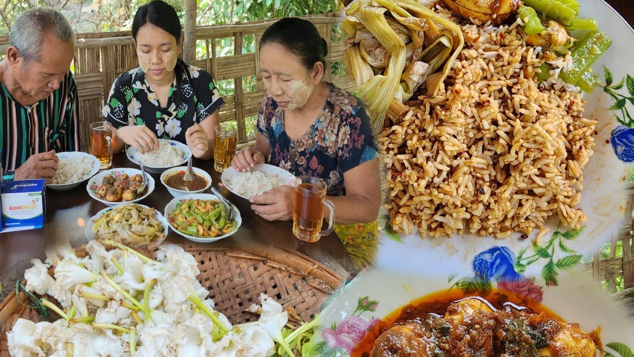 တို့စားလို့ကောင်းတဲ့ သခွပ်ပွင့်ပြုတ်ကို ချစ်ရတဲ့အမိုးအပါးနဲ့အတူထမင်းမြိန်မြိန်စားမယ်🤗😋