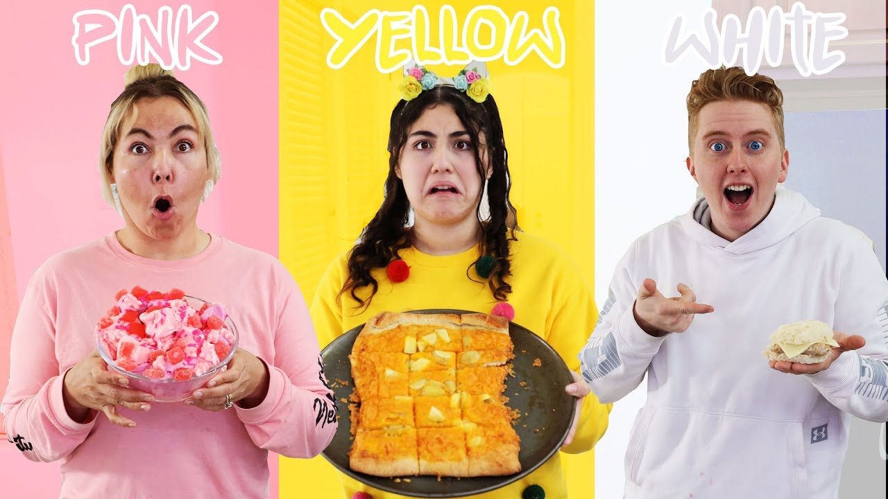 USE ONLY ONE COLOR TO COOK CHALLENGE!