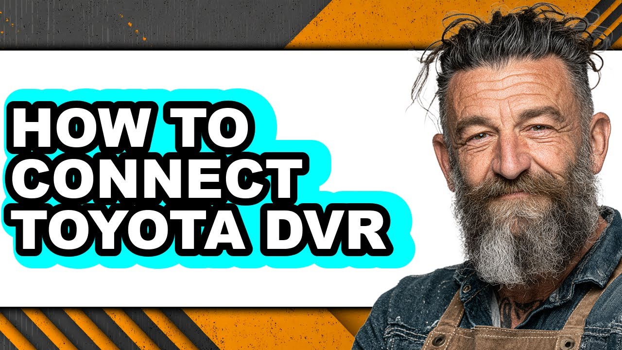 How to Connect Toyota Dvr (easy Method)