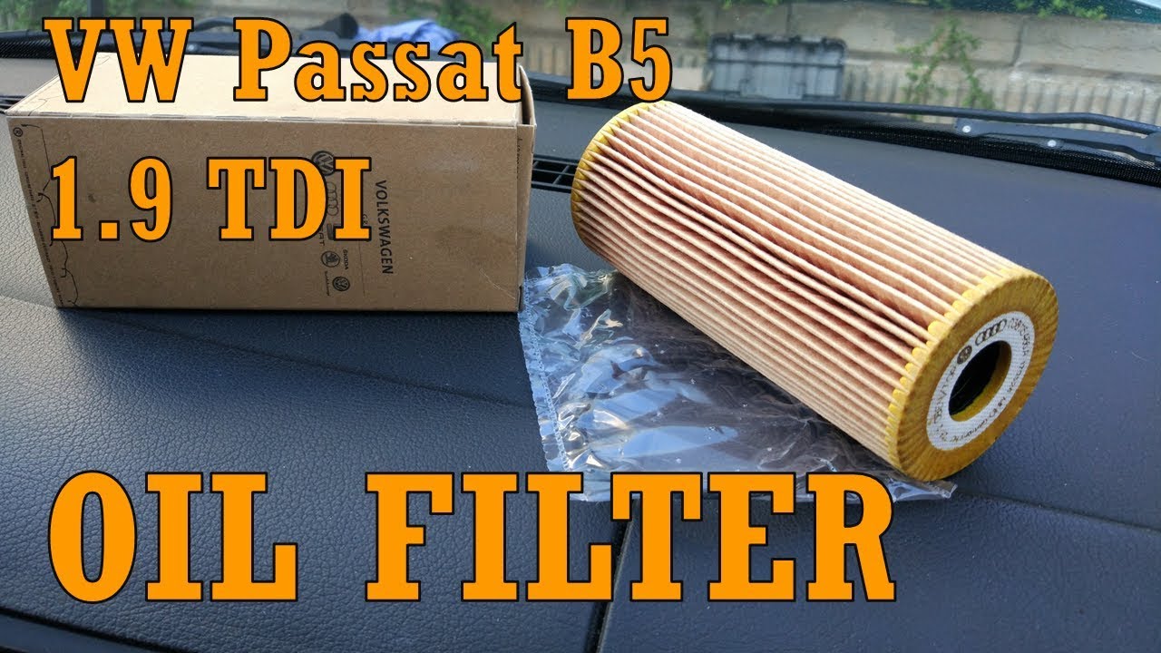 VW Passat B5 1.9 Diesel Oil Filter 074115562 . Maintenance