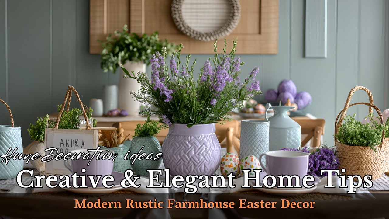 Elegant Easter Decorating Ideas for a Modern Rustic Farmhouse Look