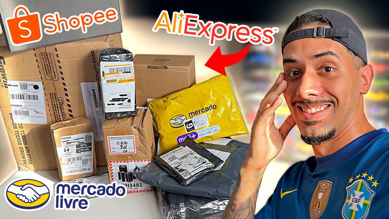 SUPER Unboxing de Compras Aleatórias! Fiquei MALUCO e Comprei DE TUDO!
