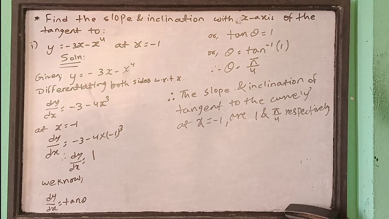 How to find equation of tangent and normal? Derivative #26- Equation of Tangents and Normals